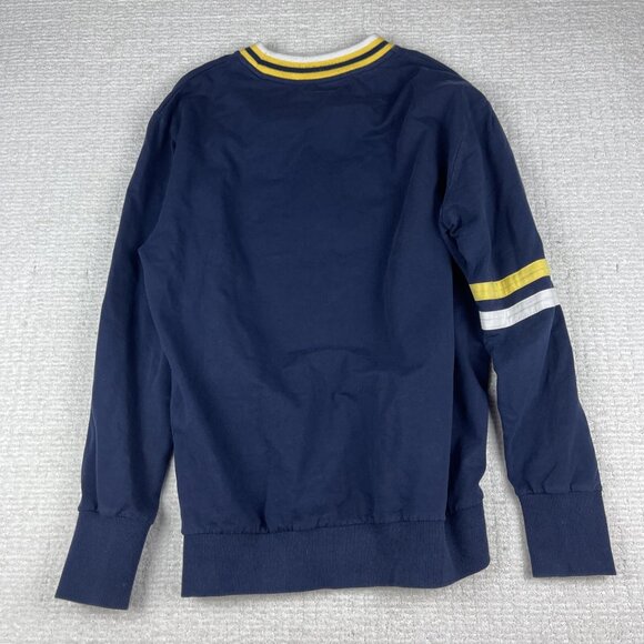 Men's Atelier New Regime ANR Long Sleeve M Yellow/Navy Blue Embroidery - Picture 11 of 15
